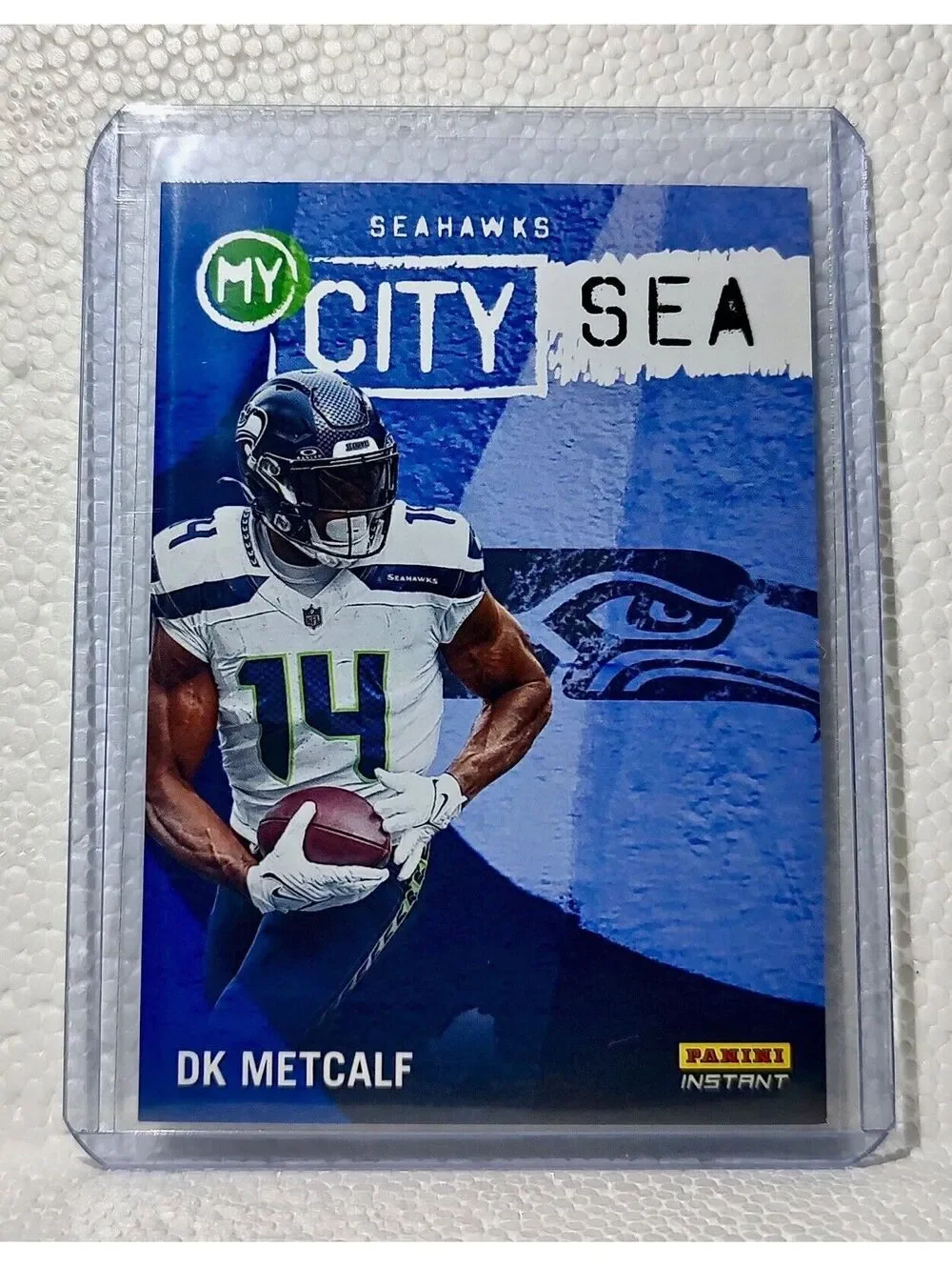 DK Metcalf 2023 Panini NFL #32 My City Football Card Seattle Seahawks 1/344